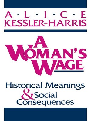 cover image of A Woman's Wage